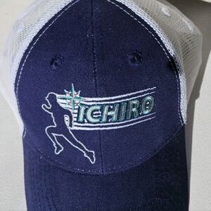 New MLB Ichiro Suzuki Seattle Mariners Baseball Mesh Cap Hat Youth / Adult S